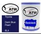 Preview: Toyota, Dark Blue Pearl, 8L4: 500ml Lackdose, von ATW Autoteile West.